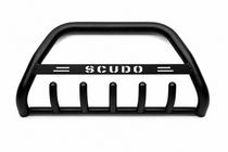 Fiat Scudo 1996-2007 гг. Кенгурятник WT004 Черный (Нержавейка) фото 1