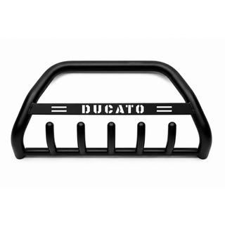 Кенгурятник WT004 Черный (Нержавейка) Fiat Ducato 1995-2006 гг.
