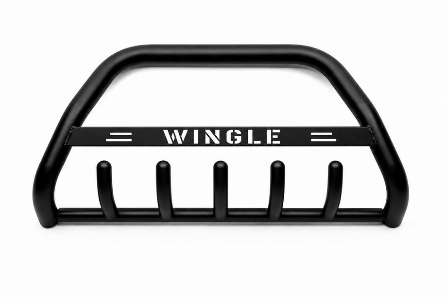 GreatWall Wingle 5 2006- гг. Кенгурятник WT004 Черный (Нержавейка) Image