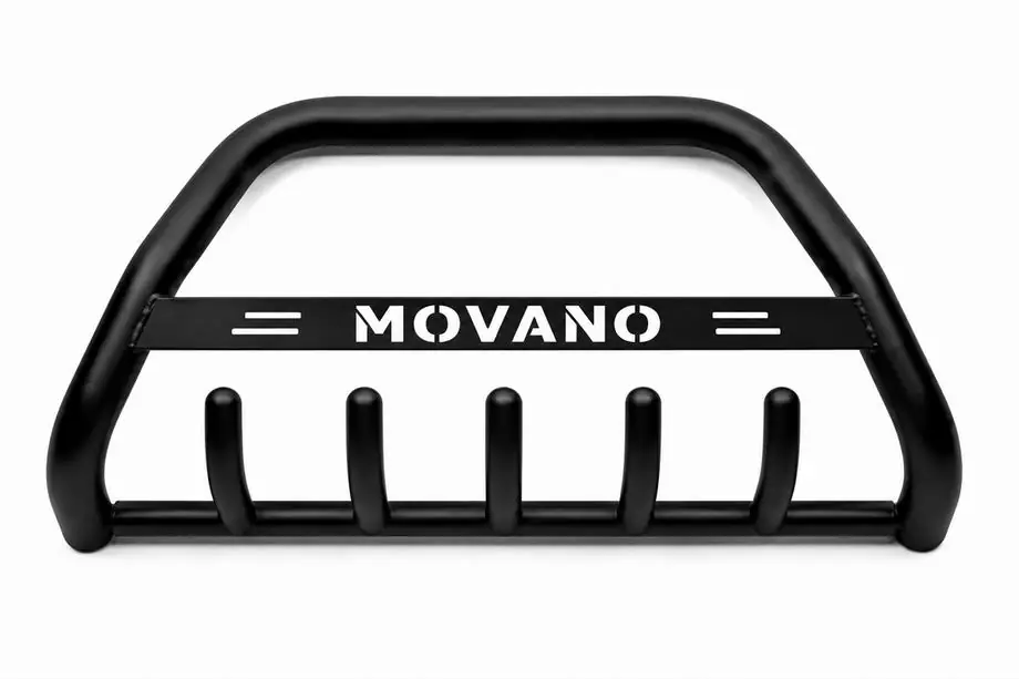 Opel Movano 2004-2010 гг. Кенгурятник WT004 Черный (Нержавейка) Фото 1