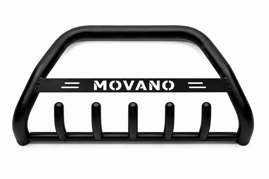 Opel Movano 2010-2021 гг. Кенгурятник WT004 Черный (Нержавейка) Image
