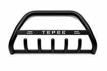 Peugeot Partner Tepee 2008-2018 гг. Кенгурятник WT004 Черный (Нержавейка) фото 2