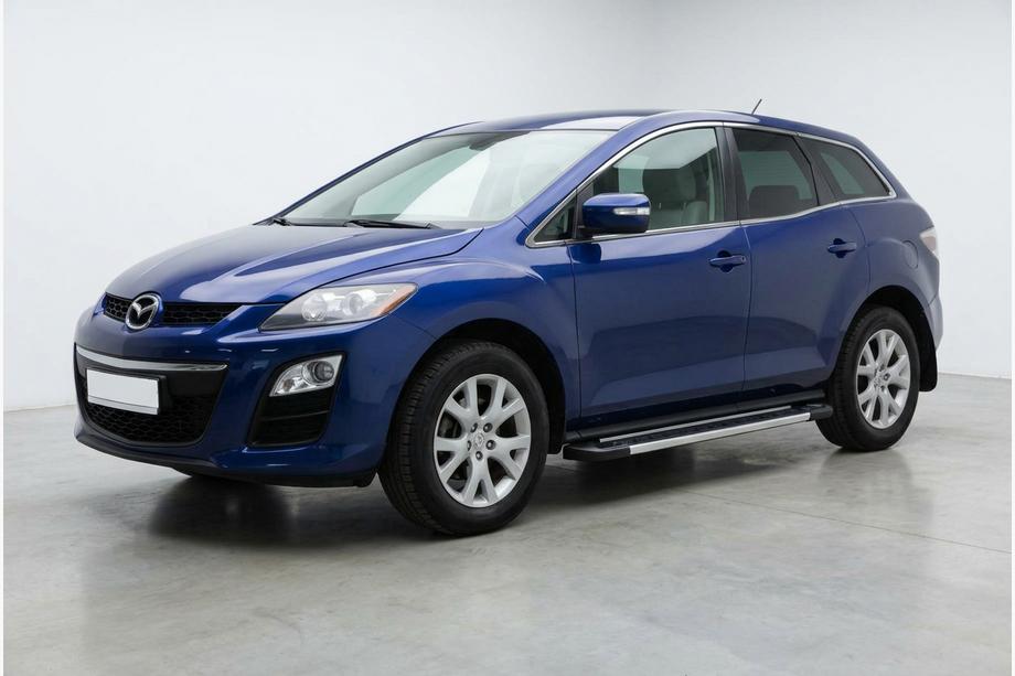 Mazda CX-7 2006-2012 гг. Боковые пороги RedLine V1 (2 шт., алюминий) Image