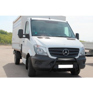 Кенгурятник WT004 (черный) Mercedes Sprinter W906 2006–2018 гг. фото 1