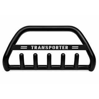 Кенгурятник WT004 Черный (Нержавейка) Volkswagen T4 Transporter 1990-2003 гг. фото 2