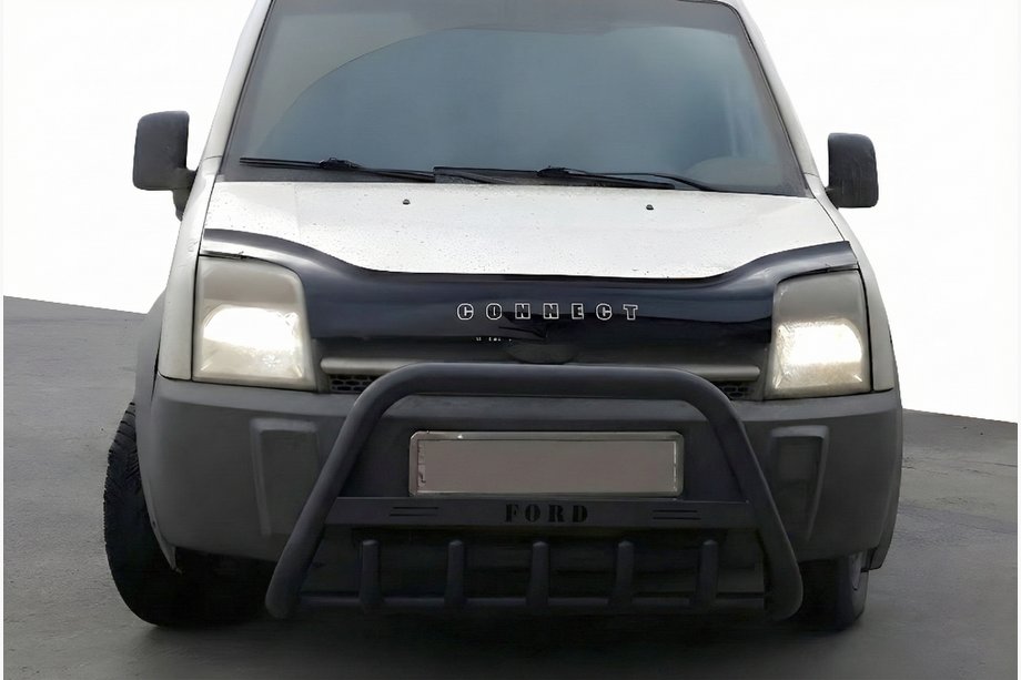 Ford Connect 2010-2013 гг. Кенгурятник WT004 Black (нерж) Image
