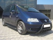 Ford Galaxy 1995-2006 гг. Кенгурятник WT003 Black (нерж) фото 2