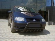 Ford Galaxy 1995-2006 гг. Кенгурятник WT003 Black (нерж) фото 3