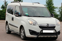 Opel Combo 2012-2018 гг. Кенгурятник WT003 Black (нерж) фото 3