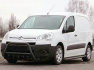Peugeot Partner Tepee 2008-2018 гг. Кенгурятник WT003 Black (нерж) фото 1