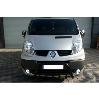 Кенгурятник WT003 Черный (Нержавеющая сталь) Opel Vivaro 2001–2015 гг. фото 4