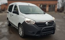 Renault Lodgy 2013-2022 гг. Кенгурятник WT003 Черный Нержавейка фото 1
