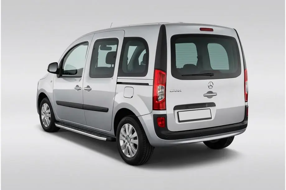 Mercedes Citan 2013-2021 гг. Боковые Подножки Fullmond (2 шт., Алюминий) Image