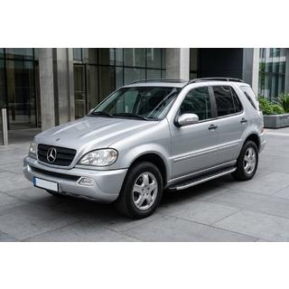 Боковые Подножки Fullmond (2 шт., Алюминий) Mercedes ML W163 1997-2005 гг. фото 1