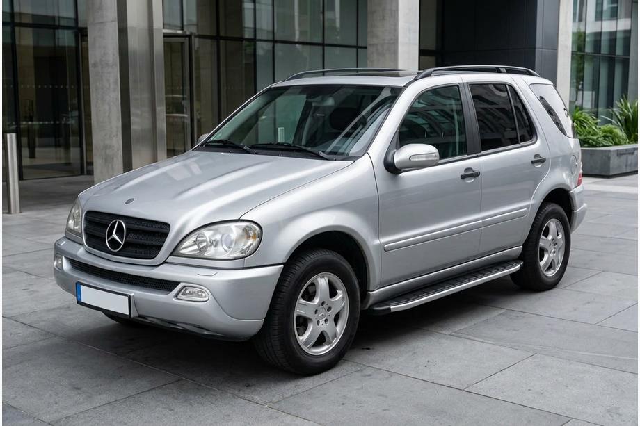 Mercedes ML W163 1997-2005 гг. Боковые Подножки Fullmond (2 шт., Алюминий) Фото 1
