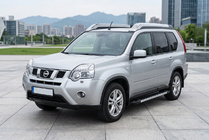 Nissan X-trail T31 2007-2014 гг. Боковые пороги RedLine V1 (2 шт., алюминий) фото 1