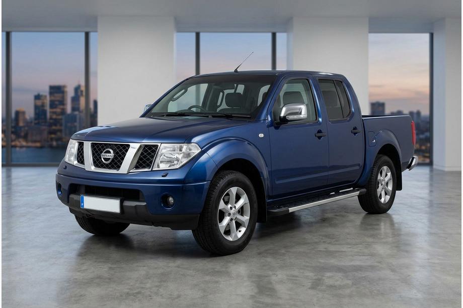 Nissan Navara 2006-2015 гг. Боковые пороги RedLine V1 (2 шт., алюминий) Фото 1