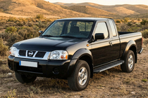 Nissan NP300 1999-2015 гг. Боковые Подножки Duru (2 шт., Алюминий) фото 1