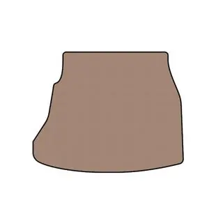 Резиновый коврик в багажник Carsuit (HB, бежевый)