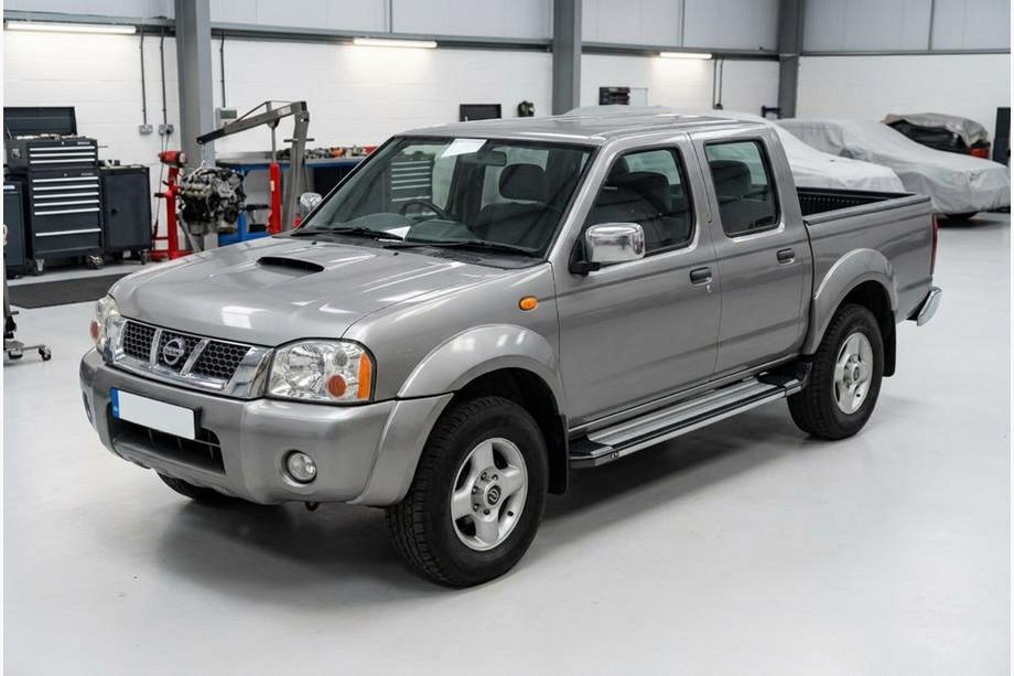Nissan NP300 1999-2015 гг. Боковые Подножки Rainbow (2 шт., Алюминий) Image