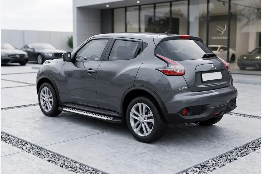 Nissan Juke 2010-2019 гг. Боковые Подножки Line (2 шт., Алюминий) Image