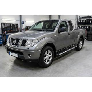 Боковые Подножки Fullmond (2 шт., Алюминий) Nissan NP300 1999-2015 гг. фото 1