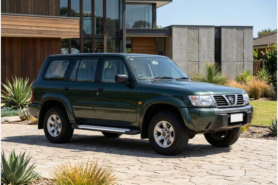 Nissan Patrol Y61 1997-2011 гг. Боковые пороги X5-тип (2 шт., алюминий) Фото 1