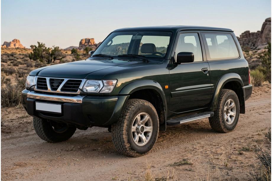 Nissan Patrol Y61 1997-2011 гг. Боковые Подножки Duru (2 шт., Алюминий) Image