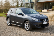 Nissan Qashqai 2010-2014 гг. Боковые Подножки Duru (2 шт., Алюминий) фото 1