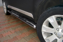 Nissan Murano 2008-2014 гг. Боковые трубы (2 шт., нержавейка) фото 1