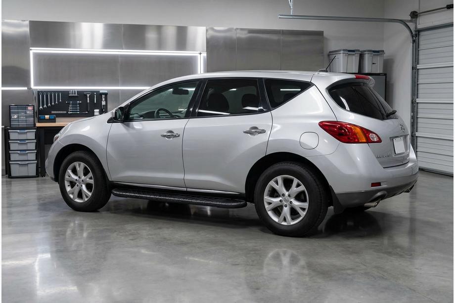 Nissan Murano 2008-2014 гг. Боковые пороги Bosphorus Black (2 шт., алюминий) Image