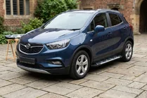 Opel Mokka 2012-2021 гг. Боковые Подножки Sunrise (2 шт., Алюминий) фото 1