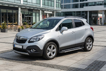 Opel Mokka 2012-2021 гг. Боковые пороги RedLine V1 (2 шт., алюминий) фото 1