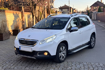 Peugeot 2008 2013-2019 гг. Боковые пороги Allmond Grey (2 шт., алюминий) фото 1