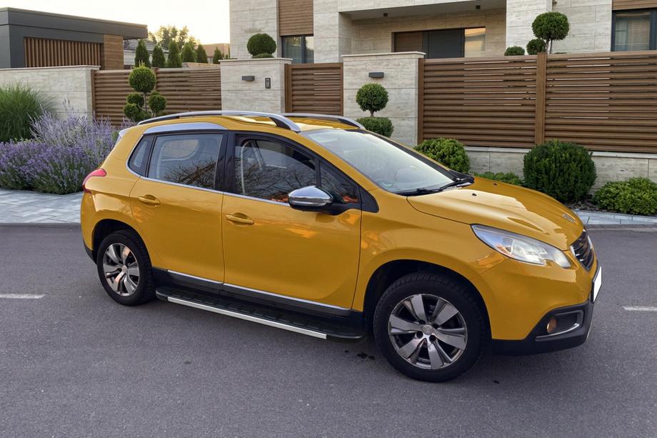 Peugeot 2008 2013-2019 гг. Боковые Подножки Duru (2 шт., Алюминий) Image