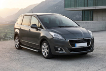 Peugeot 5008 2009-2016 гг. Боковые Подножки Fullmond (2 шт., Алюминий) фото 1