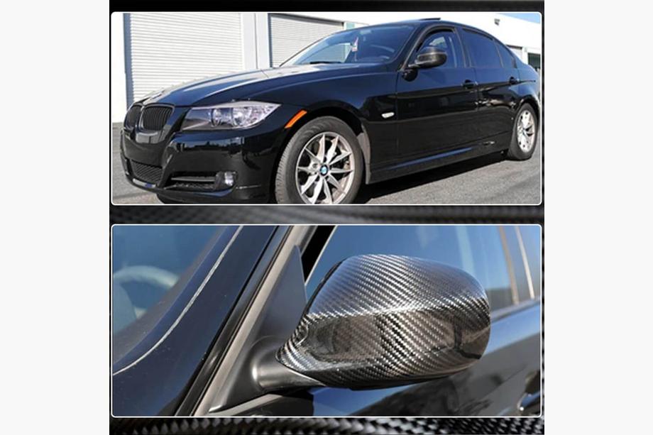 BMW 3 серия E92/E93 2006–2013 гг. Накладки на зеркала (2010-2013, Карбон) Фото 3