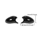 BMW 3 серия E92/E93 2006–2013 гг. Накладки на зеркала (для 2006-2010, Кованный карбон) фото 5