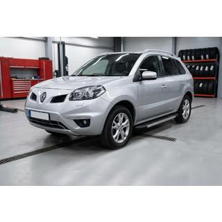 Боковые Подножки Duru (2 шт., Алюминий) Renault Koleos 2008-2016 гг. фото 1