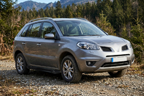Renault Koleos 2008-2016 гг. Боковые Подножки RedLine Black (2 шт., Алюминий) фото 1