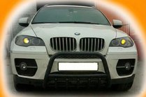 BMW X6 E71 2008–2014 гг. Кенгурятник WT003 Black (нерж) фото 4