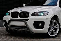 BMW X6 E71 2008–2014 гг. Кенгурятник WT003 Black (нерж) фото 1