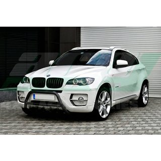 Кенгурятник WT003 Black (нерж) BMW X6 E71 2008–2014 гг. фото 2