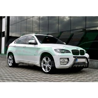Кенгурятник WT003 Black (нерж) BMW X6 E71 2008–2014 гг. фото 3