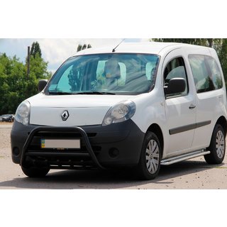 Кенгурятник WT003 Black (нерж) Mercedes Citan 2013-2021 гг. фото 4