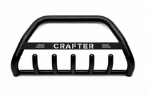 Volkswagen Crafter 2006-2016 гг. Кенгурятник WT004 Black (нерж) фото 1