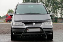 Volkswagen Sharan 2010-2023 гг. Кенгурятник WT004 Black (нерж) фото 1