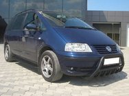 Ford Galaxy 1995-2006 гг. Кенгурятник WT003 Black (нерж) фото 3