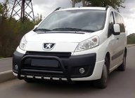 Peugeot Expert 2007-2016 гг. Кенгурятник WT003 Black (нерж) фото 1