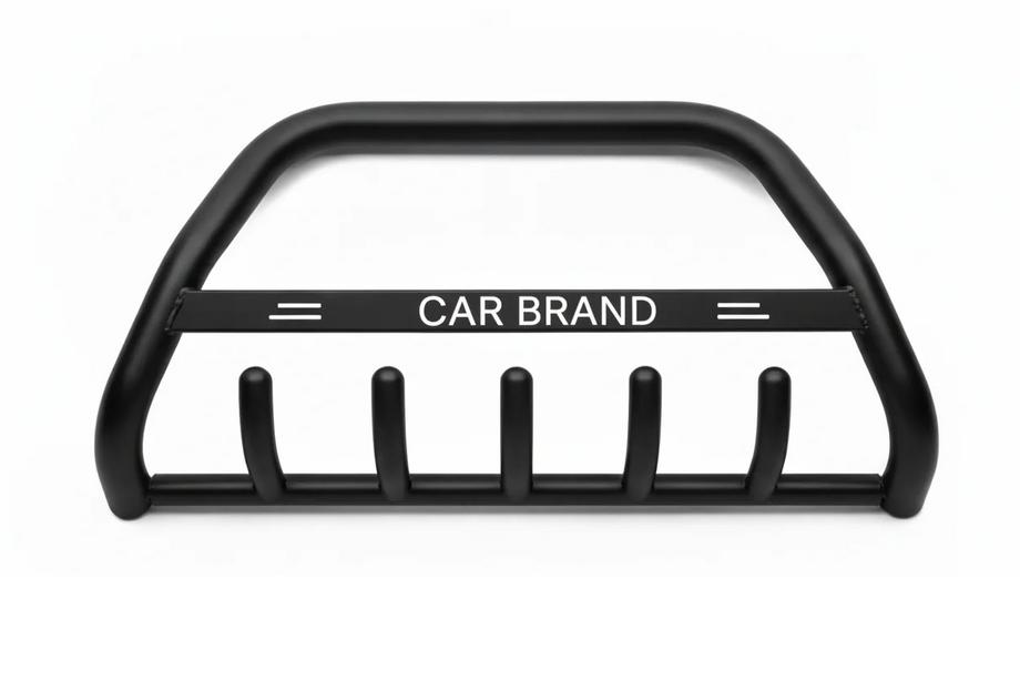 Volkswagen Touran 2010-2015 гг. Кенгурятник WT004 Black (нерж) Фото 2